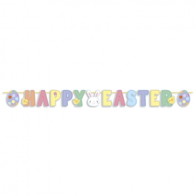 Happy Easter Die Cut Banner