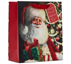 Christmas Merriest Santa Medium Bag