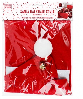 CHRISTMAS SANTA CHAIR COVER