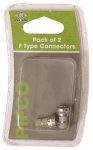 Female Type F Plug 2 Pack