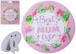 15cm Jumbo Mum Badge On Card