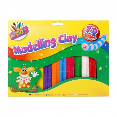 Medium 12 Strips Modelling Clay