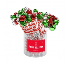 JINGLE BELLS CANDY STRIPED PEN