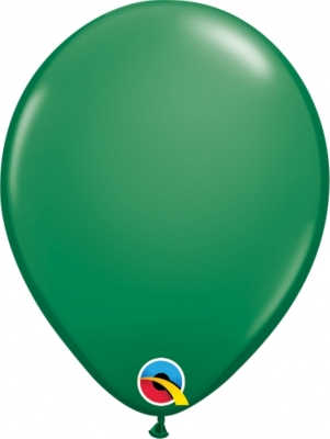 Qualatex 5" Round Green Latex Balloons 100 Pack