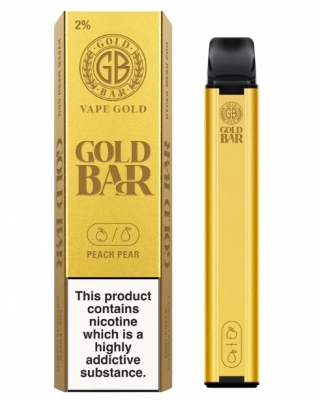 Gold Bar 600 Vape Peach Pear