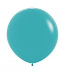 Sempertex 24" Caribbean Blue Latex Balloons 3 Pack