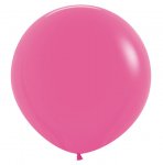 Fashion Colour Solid Fuchsia Latex Balloons 24"- 3 Pack