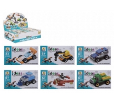 Box Build Blocks 12 Assorted Vehicles