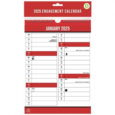 2025 Calendar Commercial , Engagement Month to View