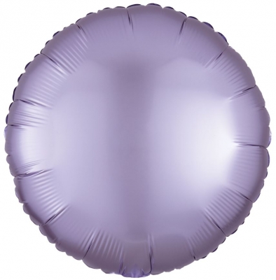 Amscan Silk Lustre Pastel-Lilac Circle Standard Foil Balloon