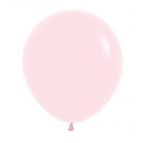 Sempertex 18" Pastel Matte Pink Latex Balloons 25Pack