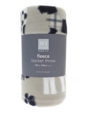 Dogs Design Fleece Blanket Throws 120x150cm