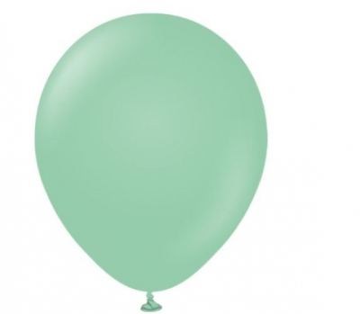 Kalisan 12" Standard Mint Green Latex Balloons 100 Pack