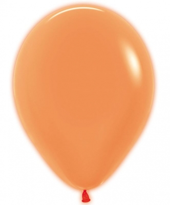 Sempertex 12" Neon Orange Latex Balloons 50 Pack