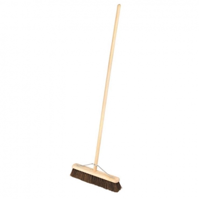 Elliotts Wooden Sweeping Broom 45cm With Bassine Fibre FSC