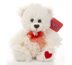 20cm Valentines Bear Cream