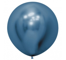 Reflex Blue 940 Latex Balloons 24"/60cm - 3 Pack