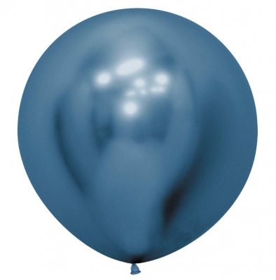 Reflex Blue 940 Latex Balloons 24"/60cm - 3 Pack