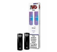 IVG Air Prefilled Vape Pod Grape Ice x 10