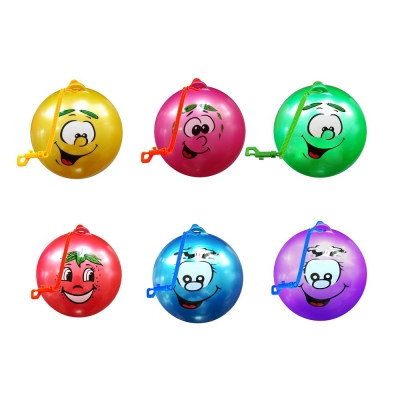 Smiley Face 10" ( 25cm ) Fruit Scented Ball With Keychain