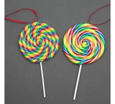 Candy Cane Lollipops 12 X 8cm ( Assorted )