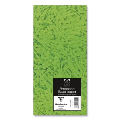 Shredded Tissue Paper Green