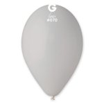 Gemar 13" Pack 50 Latex Balloons Grey #070