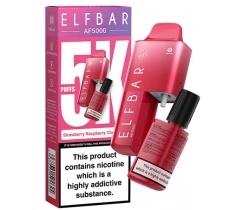 Elf Bar AF5000 Recharge Vape Strawberry Raspberry Cherry Ice