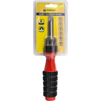 6 In 1 Screwdriver With Bit Set