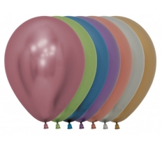 Sempertex 12" Reflex Assortment Latex Balloons 50 Pack