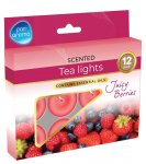 Tea-lights 12pack Colour Juicy Berries