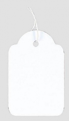 COUNTY STRUNG TAGS ( 28MM X 43MM ) 100 PACK