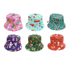 Christmas Bucket Hat Fun Patterns Fully Lined