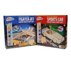 Wooden Kits Jet Car & Dino