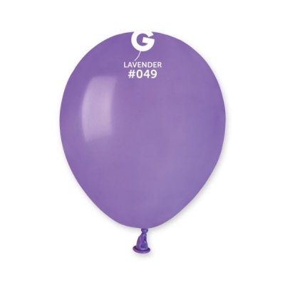 Gemar 5" Pack 50 Latex Balloons Lavender #049