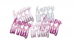 Glitz Pink Foil Happy Birthday Confetti