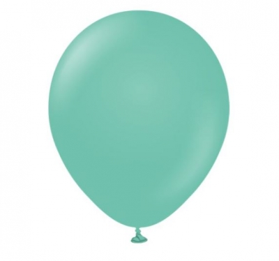 Kalisan 12" Standard Sea Green Latex Balloons 100 Pack