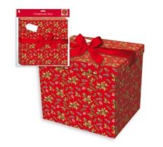 Christmas Gift Box & Lids Traditional Design