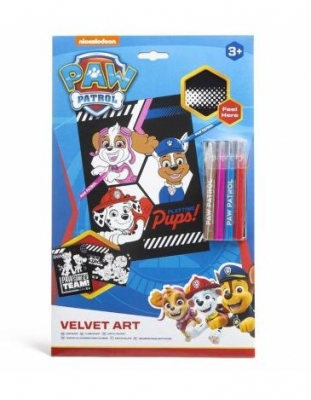 Paw Patrol Velvet Art