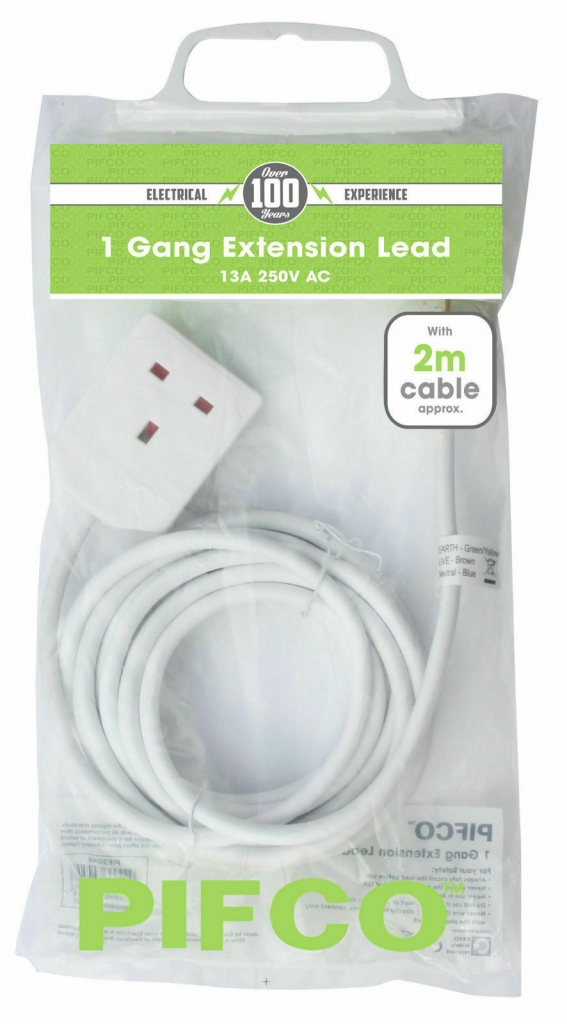 Extension Lead 1 Way with 5m Cable