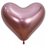 Reflex Heart 14" Pink 50 Pack