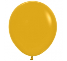 Fashion Colour Solid Mustard Latex Balloons 18" 25 Pack c