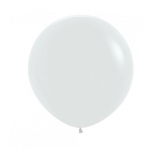 Sempertex 24" White Latex Balloons 3 Pack