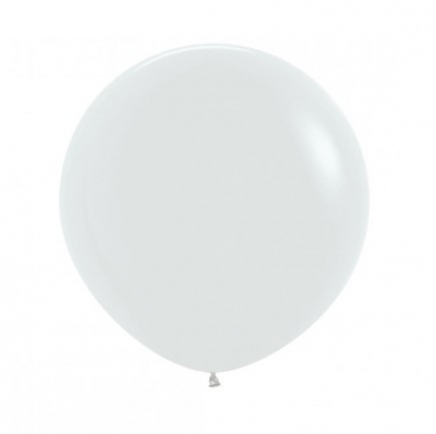 Sempertex 24" White Latex Balloons 3 Pack