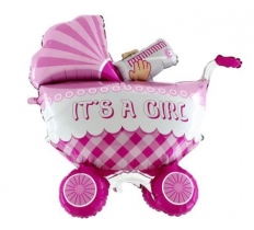 It's A Girl Buggy 3D 42" Single Pack