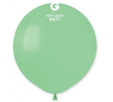 Gemar 19" Pack Of 25 Latex Balloons Mint Green #077