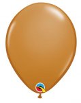 11" Round Mocha Brown Qualatex Plain Latex