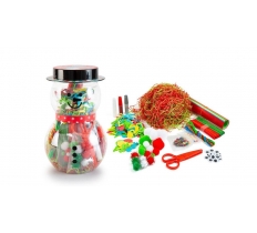 Snowman Craft Jar