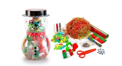 Snowman Craft Jar