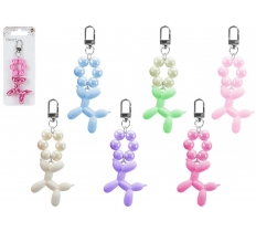 Balloon Dog Keychain 6 Assorted